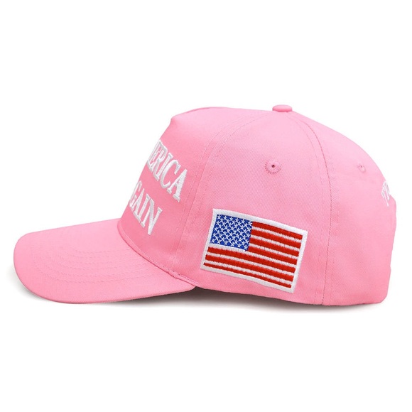 Trump OFFICIAL 45-47 Hat..2024..Make America Great Again..MAGA..Pink..Unisex - Picture 5 of 6